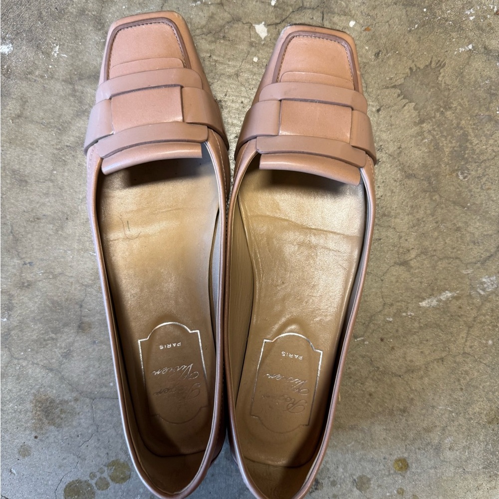 Roger Vivier Blush Pink Flats